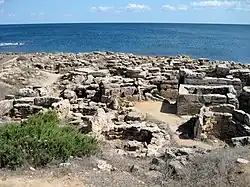 Blick über das Gräberfeld