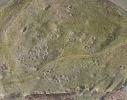 Luftaufnahme der Nekropole La Polera