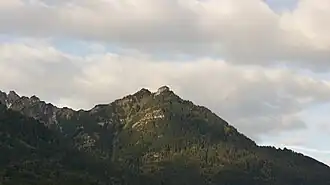 Gurtisspitze von Nenzing aus gesehen