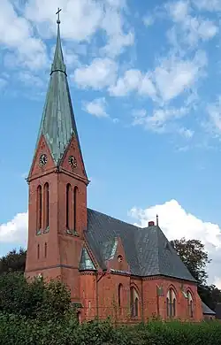Evang.-luth. Dorfkirche in Kronprinzenkoog (1880–1883)