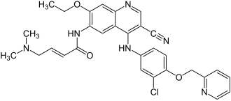 Strukturformel von Neratinib