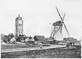 Der Turm in seiner Funktion als Leuchtturm 1910