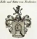 Wappen (1805) derer Kemptener Linie von Neubronner