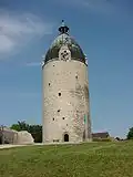 Runder bergfriedartiger Wohnturm der Vorburg&nbsp;II der Neuenburg, Sachsen-Anhalt
