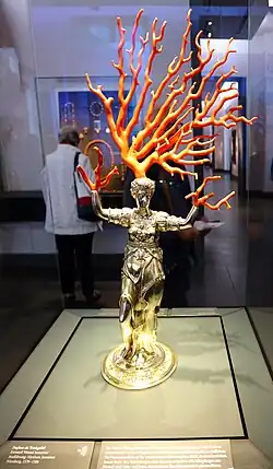 Daphne, Neues Grünes Gewölbe (von Abraham Jamnitzer nach Entwurf von Wenzel Jamnitzer)