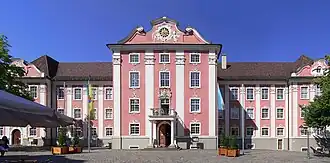 Neues Schloss (Meersburg), 1710–12 für den Konstanzer Fürstbischof Johann Franz Schenk von Stauffenberg erbaut