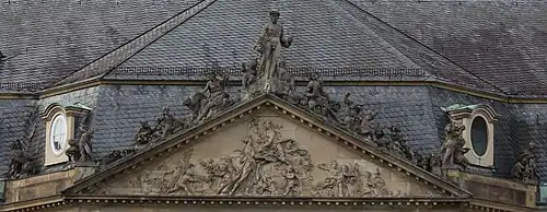 Giebeldreieck des Gartengiebels, 2012.