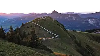 Neunerköpfle vor Einstein (1866&nbsp;m) vom Vogelhörnle
