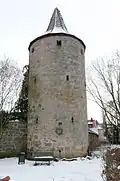 Pulverturm (Pulveraufbewahrung der Kaufleute mit Schlüsselscharten)[99]
