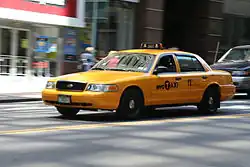 Bekannt ist der Ford Crown Victoria in langer Ausführung als Taxi, z.&nbsp;B. in New York City