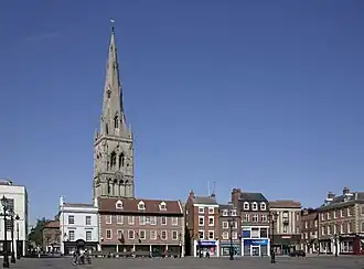 Marktplatz von Newark on Trent