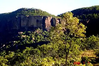 Der Tafelberg von Osten betrachtet