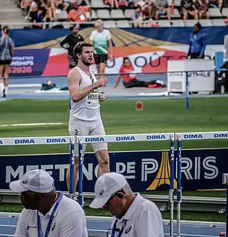 Nicholas Hough – ausgeschieden als Sechster in 13,69&nbsp;s