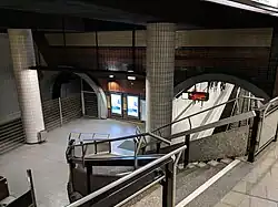 Nie in Betrieb genommene zusätzliche Röhren am U-Bahnhof Hauptbahnhof Nord in Hamburg