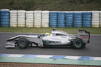 Nico Rosberg in Jerez 2010