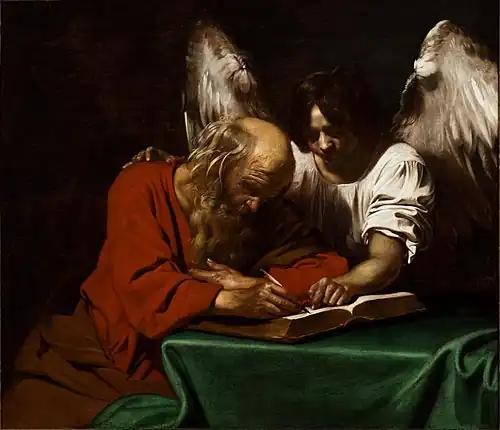 Der heilige Matthäus und der Engel John and Mable Ringling Museum of Art