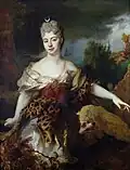 Nicolas de Largillière: Bildnis der Mademoiselle de Barral als Diana