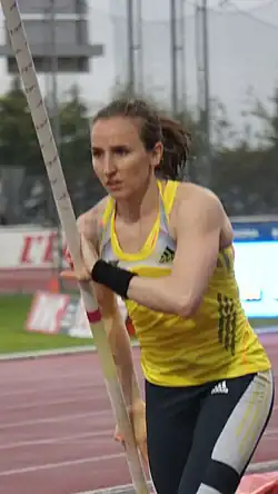Nicole Büchler Geteilter Rang acht mit 4,45&nbsp;m