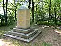 Lutherdenkmal in Niedergurig, einziges Lutherdenkmal in sorbischer Sprache