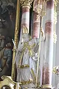 Heiliger Blasius am Hochaltar