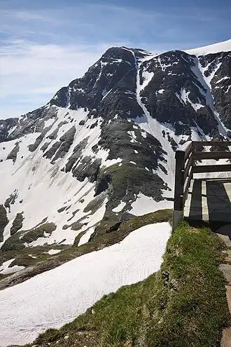 Blick vom Niedersachsenhaus auf das Apere Schareck