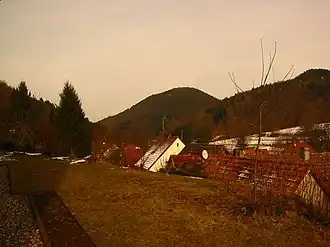 Bebauung von Niederschlettenbach am Südostfuß