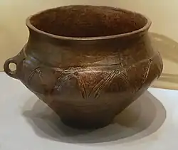 Nienburger Tasse aus Mehlbergen, ausgestellt im Museum Nienburg