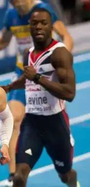 Nigel Levine – ausgeschieden als Sechster in 45,60&nbsp;s