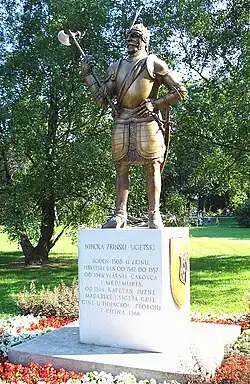 Statue im Zrinski-Park in Čakovec