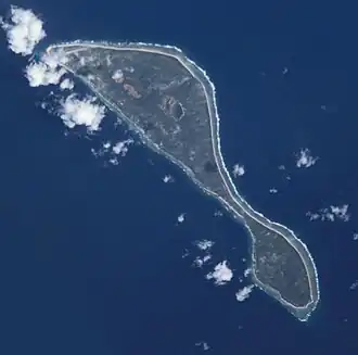 Satellitenfoto von Nikunau