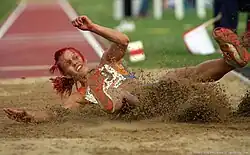 Nina Kolarič Rang achtzehn mit 6,00&nbsp;m