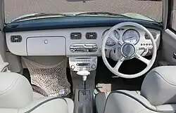 Lenkrad und Armaturenbrett