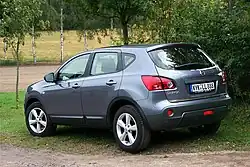 Heckansicht des Qashqai