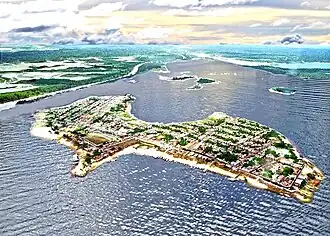 Nhamundá aus der Luft