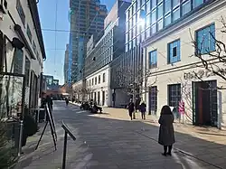 Fußgängerzone in der Anlage