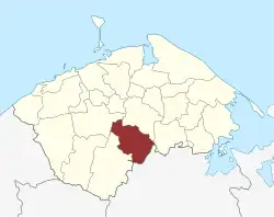 Lage des Søndersø Sogn in der Nordfyns Kommune