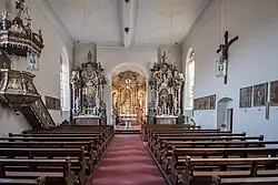 Innenraum der Laurentiuskirche (Februar 2017)