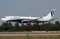 Eine Boeing 737-800 der Nordstar