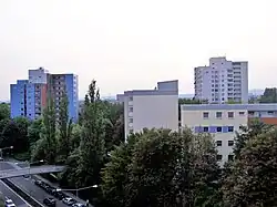 Nordweststadt in Frankfurt, Gesehen vom Nordwestzentrum