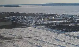 Norman Wells aus der Luft