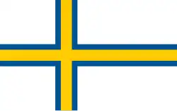 Flagge von Norrland