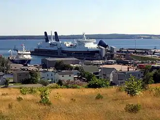 Hafen von North Sydney mit Neufundland-Fähre