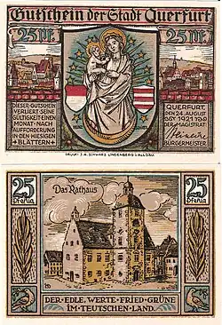 Querfurt 25 Pfennig, 1921