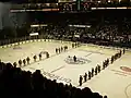 Die Halle bei dem Play-off-Eishockeyspiel Nottingham Panthers gegen die Cardiff Devils (2007)