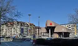 B8 in Nürnberg-Bärenschanze, Fürther Straße an der Kreuzung mit der B4R