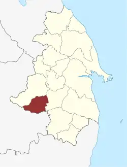 Lage des Ellested Sogn in der Nyborg Kommune