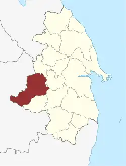 Lage des Herrested Sogn in der Nyborg Kommune