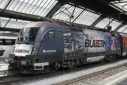 1116 222 der ÖBB „Red Bulletin“ in Zürich HB