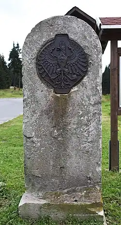 Flurdenkmal: ein Grenzadler