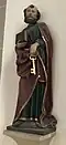 Spätgotische Petrusfigur im Chor